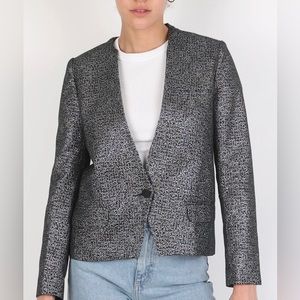 Zadig & Voltaire “Deluxe” black and metallic blazer / jacket